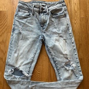 American Eagle Men’s Distressed Skinny Jeans 28x28